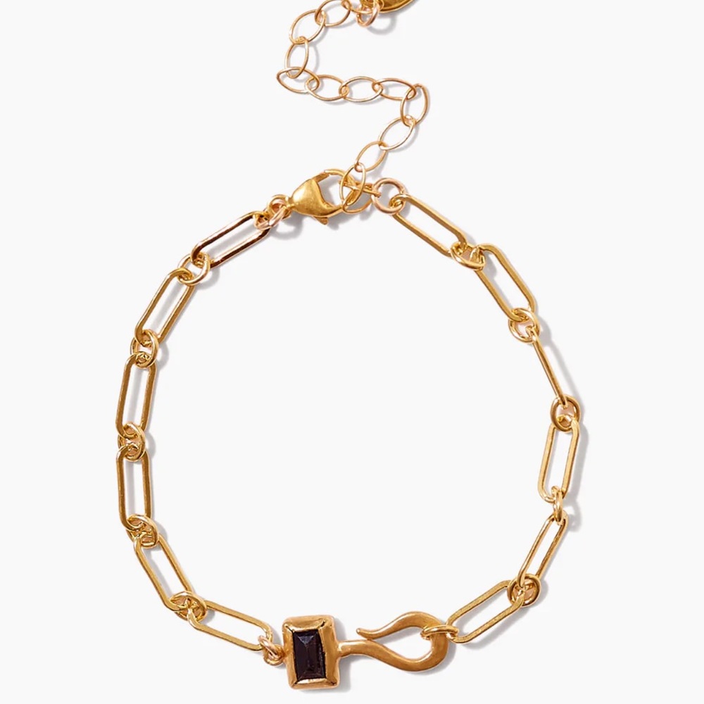 BNWT SOLD OUT Chan Luu hypersthene odyssey paper clip bracelet
